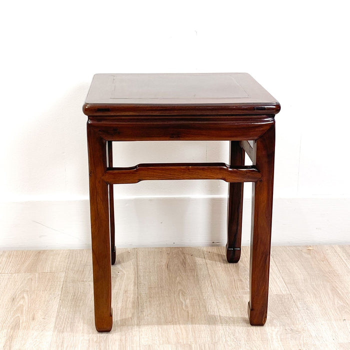 Circa 1920 Chinese Mu Wood Stool