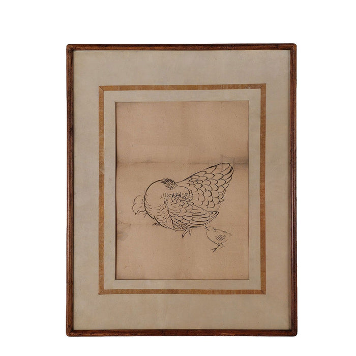 Chicken and Chick, Japan circa 1850