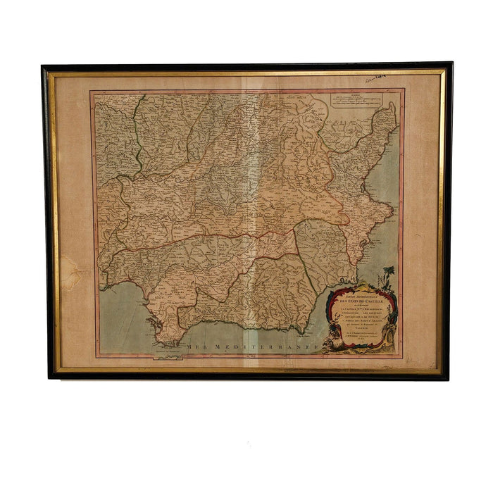 Map of Spain, circa 1800