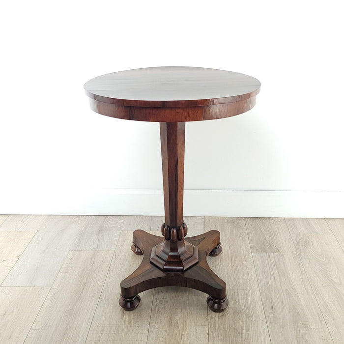 English Regency Rosewood Pedestal Table, circa 1820