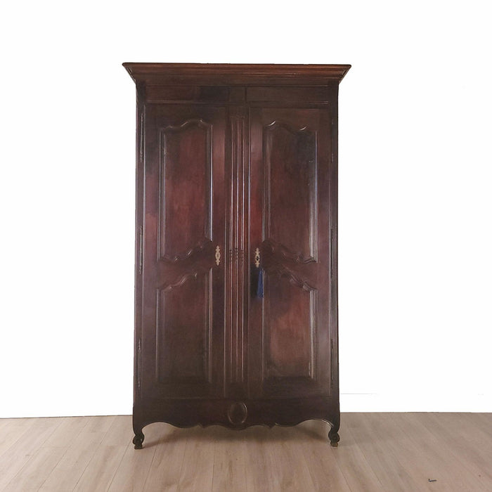 Large Louis XVI Style Walnut Armoire, France circa 1840