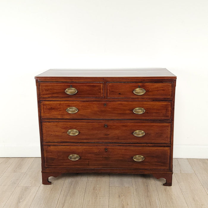 Georgian English Mahogany Chest, circa 1800