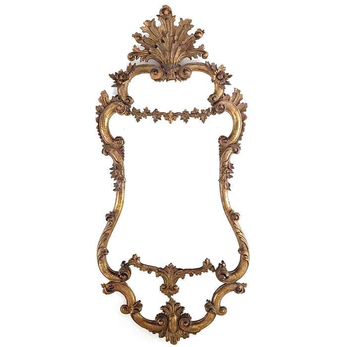 Italian Rococo Giltwood Mirror, Mid-19th Century