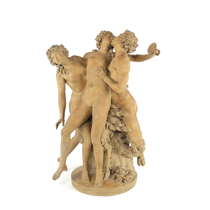 Statue of Satyr with 2 Nymphs, after Clodion