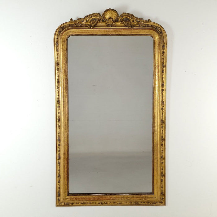 Louis Philippe Giltwood Mirror, France or Italy circa 1850