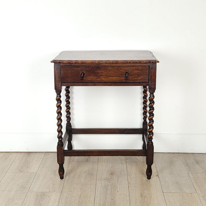 Oak One-Drawer Table, England circa 1880