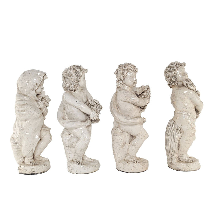 Faïence Pottery Figures of the Four Seasons, Probably Italy, circa 1900