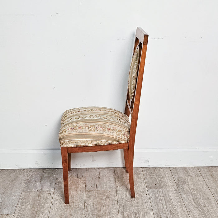 Pair of Smaller Swedish or Russian Birch Side Chairs, circa 1900