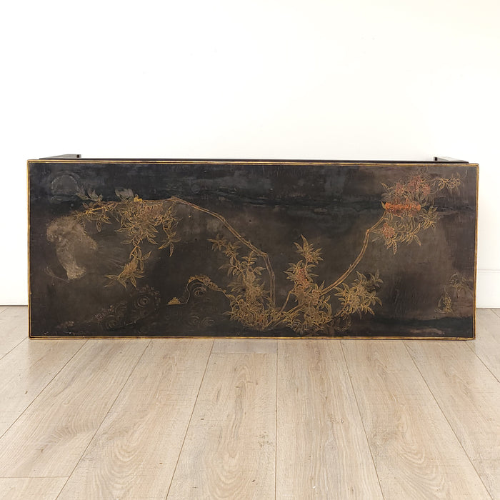 Chinoiserie Lacquered Coffee Table, France circa 1960