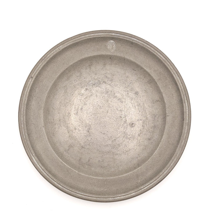 Set of Three Pewter Plates, France, circa 1740 or earlier