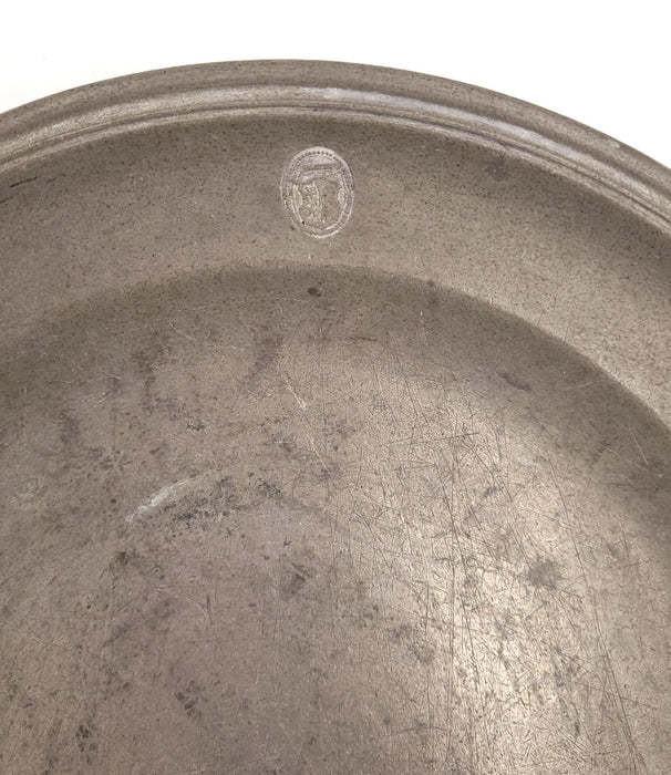 Set of Three Pewter Plates, France, circa 1740 or earlier