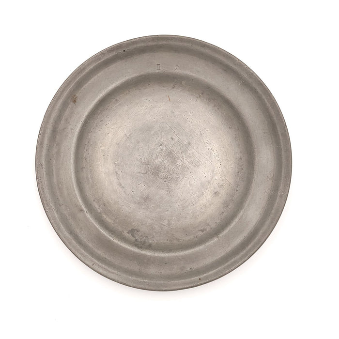 Set of Three Pewter Plates, France, circa 1740 or earlier