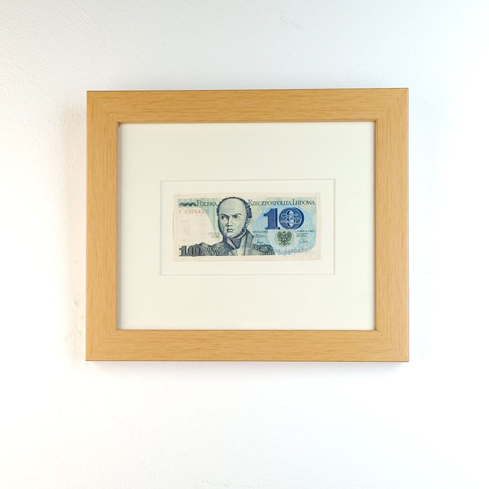 Vintage Polish Currency, Framed