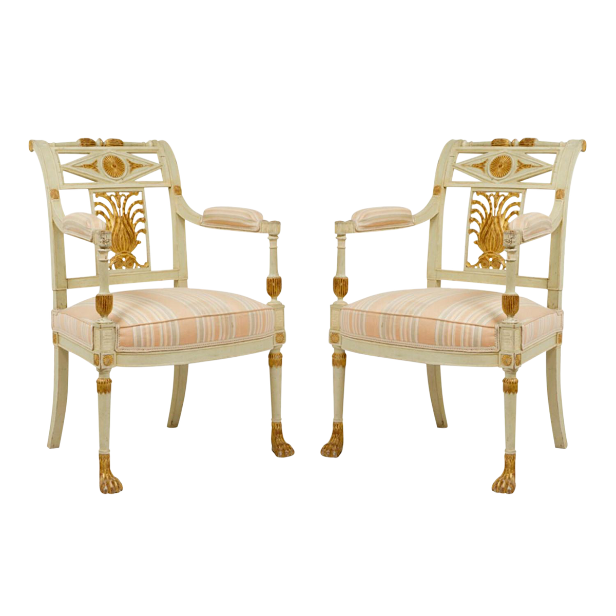 Georges Jacob  Armchair (fauteuil) from Louis XVI's Salon des